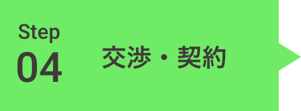 交渉。契約